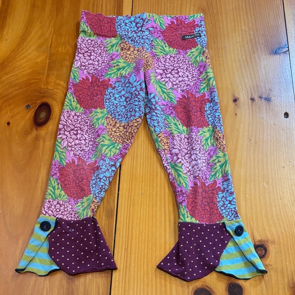 MATILDA JANE 8 Patchwork Flared Leggings Floral Polka Dot Paint by Number - Picture 1 of 5